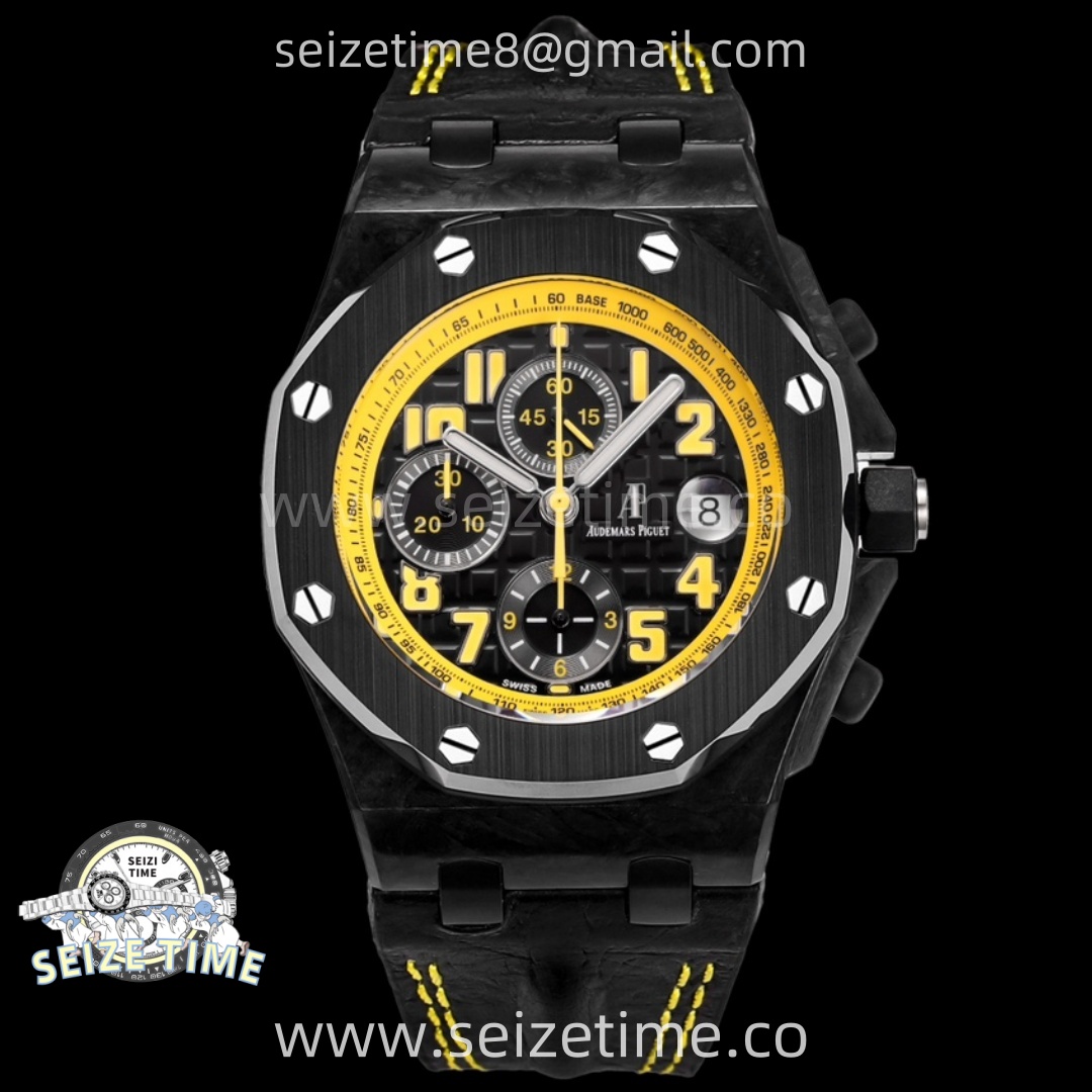 Royal Oak Offshore ‘Bumble Bee’ TKF Best Edition on Yellow Rubber Strap A3126