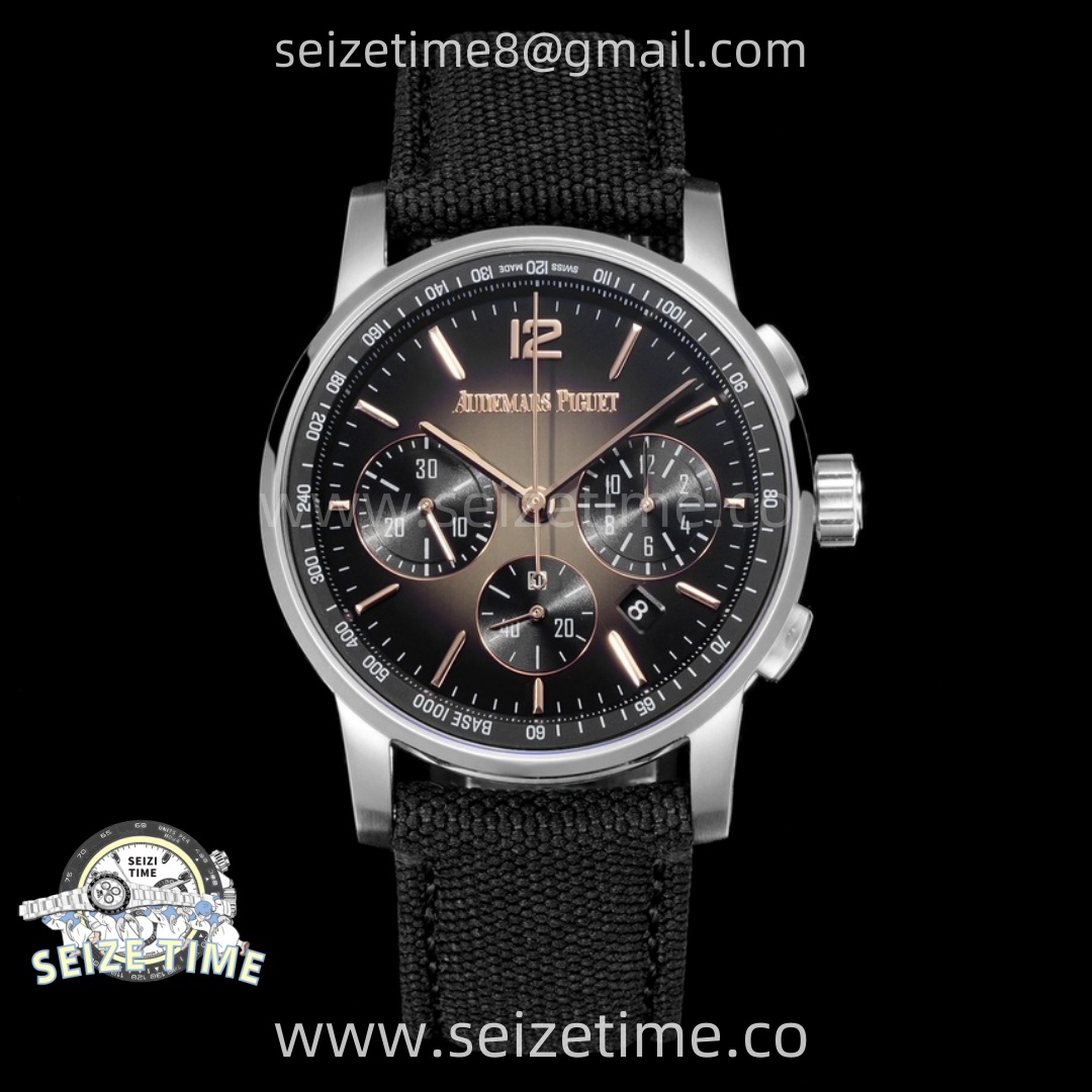 Code 11.59 Chrono 26393 SS OMF Best Edition Grey Dial on Black Nylon Strap A4401