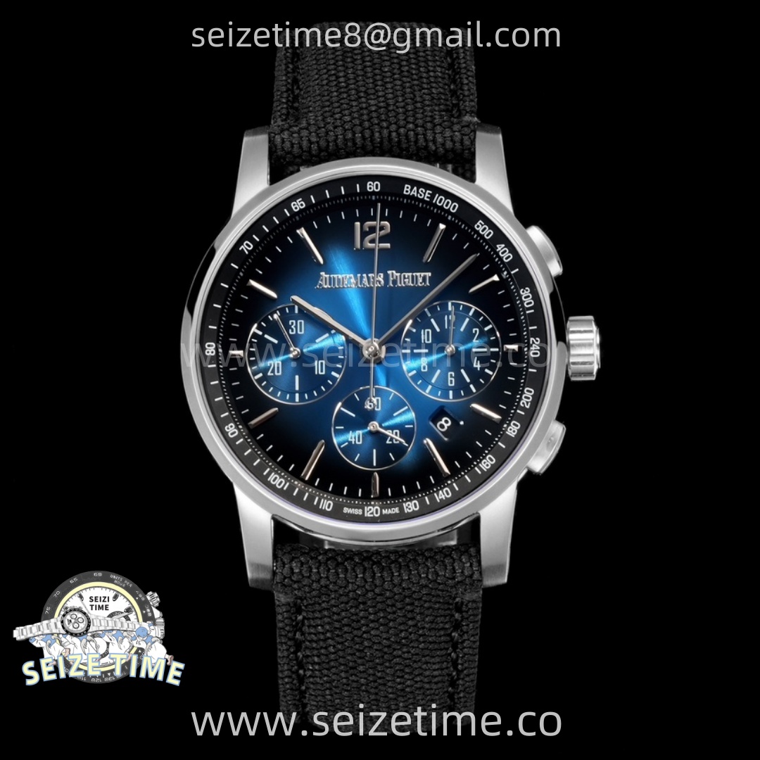 Code 11.59 Chrono 26393 SS OMF Best Edition Blue Dial on Black Nylon Strap A4401