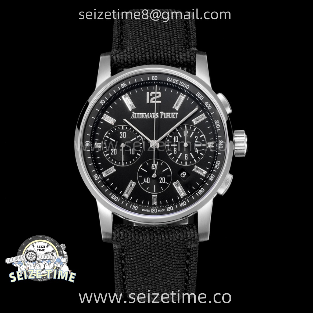 Code 11.59 Chrono 26393 SS OMF Best Edition Black Dial on Black Nylon Strap A4401