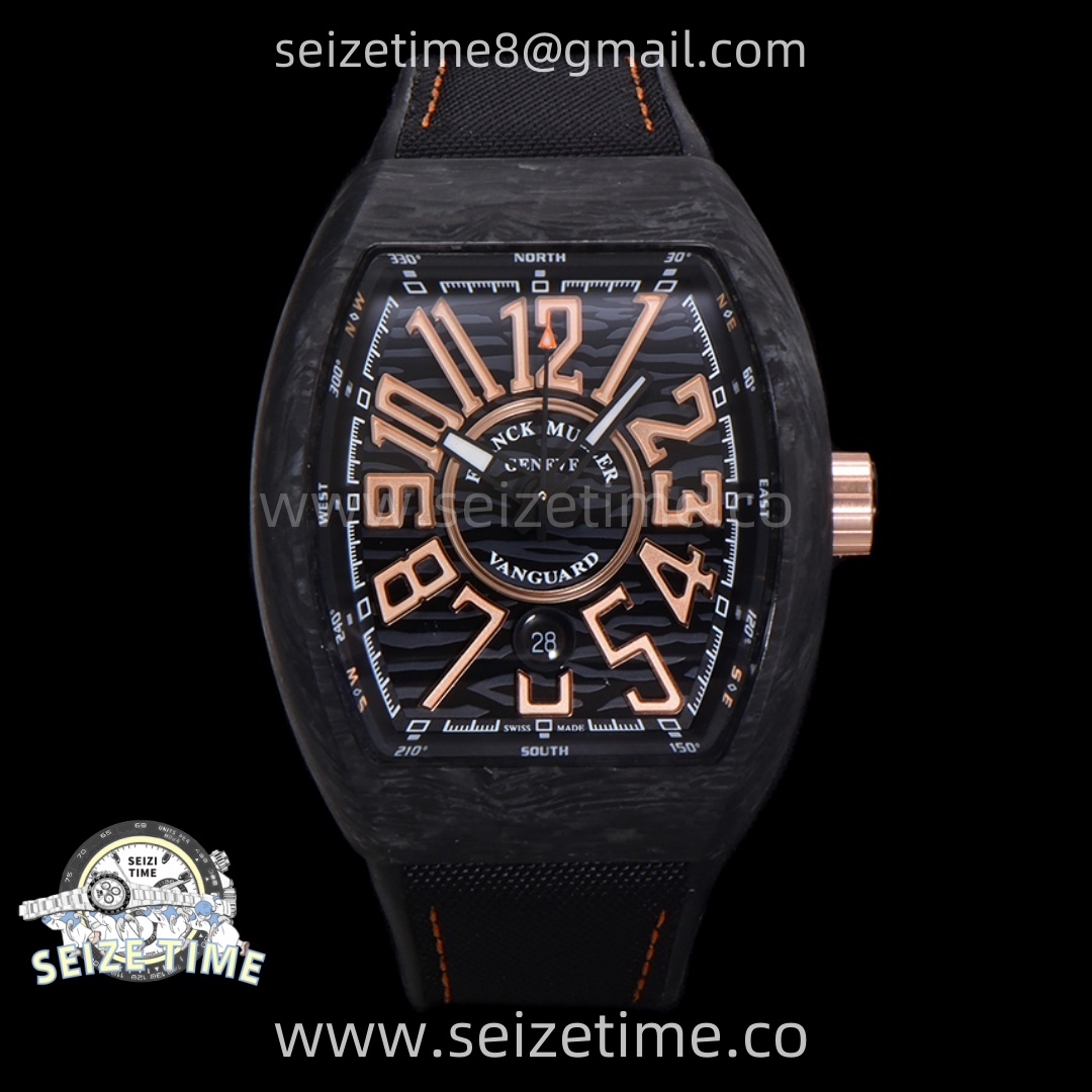 Vanguard Racing Carbon V45 RG ABF Best Edition On Black Nylon Strap A2824