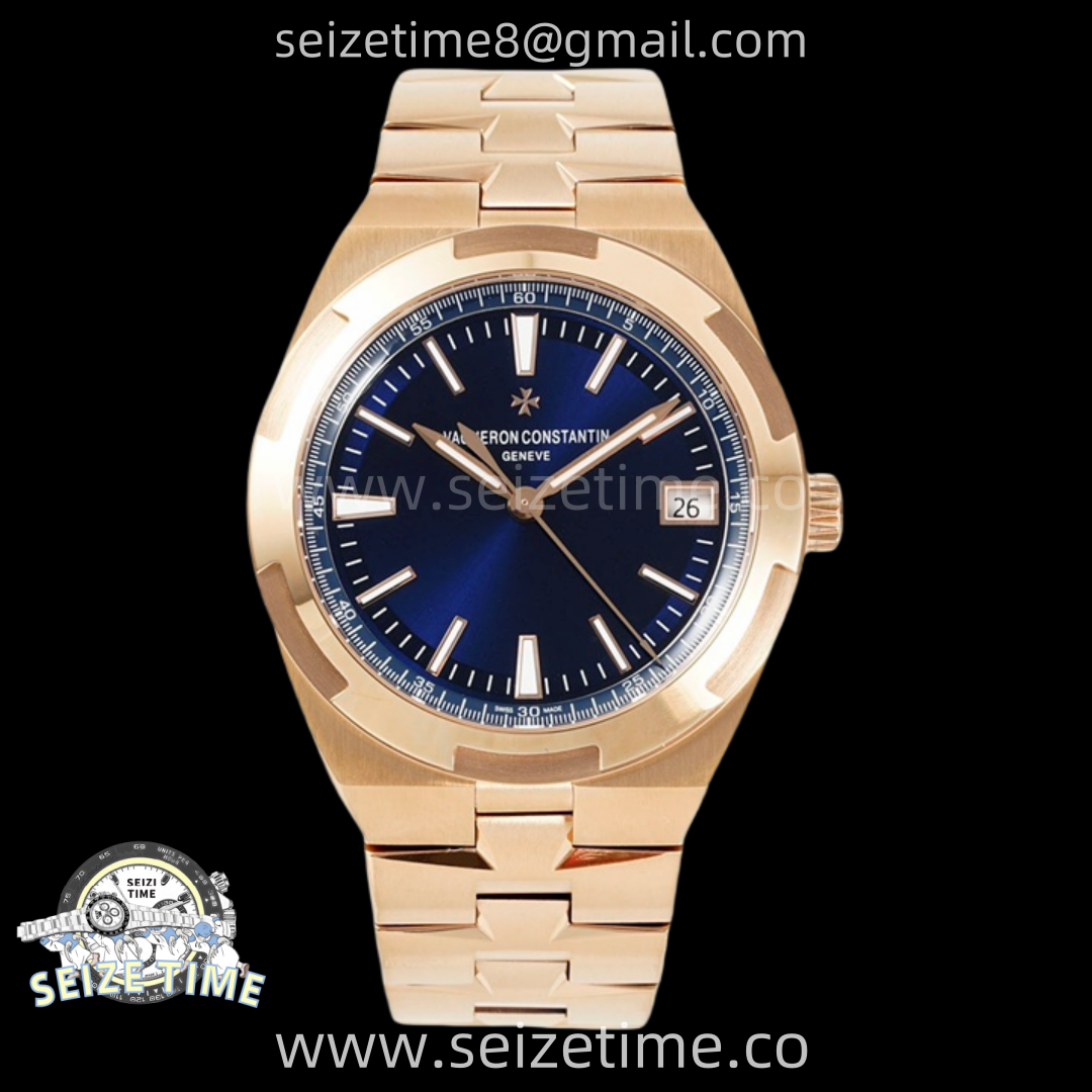 Overseas 4520V RG ZF 1:1 Best Edition Blue Dial on RG Bracelet A5100