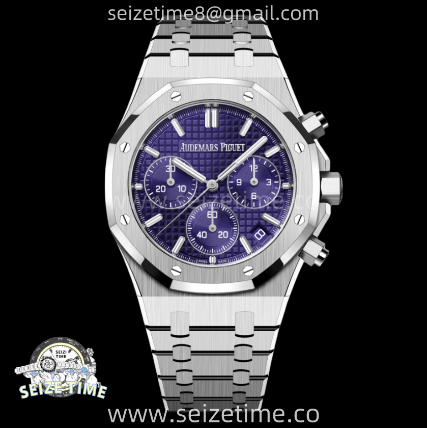 Royal Oak Chrono 26240 SS APSF 1:1 Best Edition Purple Dial on SS Bracelet SA4401 Super Clone